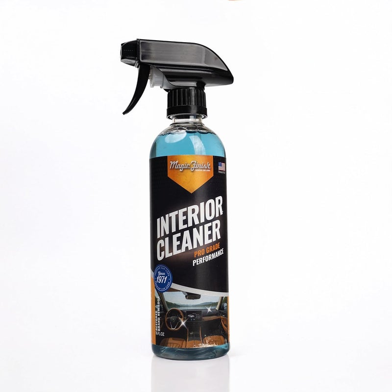 Magic Finish Interior Cleaning Spray (16 fl oz) – All-in-One Car Cleaner Spray for Seats, Dashboards & Consoles – Fast-Acting Car Cleaning Supplies for Rubber, Plastic, Carpet & Upholstery - Image 1